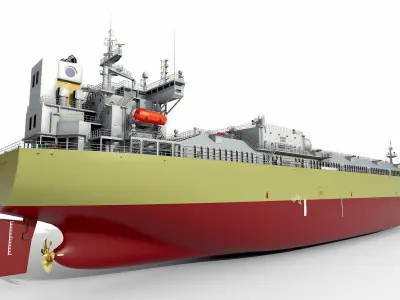 Tanker Orange Blossom  3D model