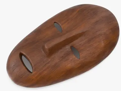  African Congo Mask 8 Wood 