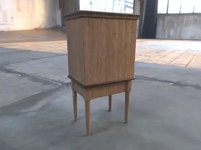 Antique Cabinet 3D model purchase