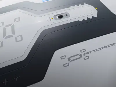 ANDROMEDA AIRBUS DRONE Low-poly 3D model