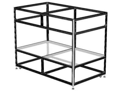Aluminum Machine Structure - Large Size 3D model