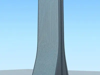 3D Building 70 3D model