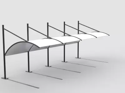 Carport 3D model by ahammodullah