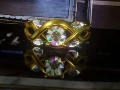 Golden Diamond Ring  3D model