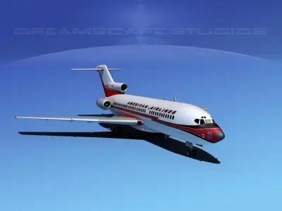 Boeing 727-100 American Airlines 2 3D model