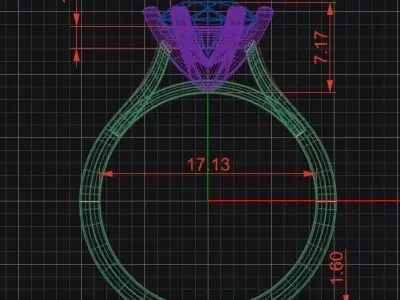 solitaire ring Free 3D model