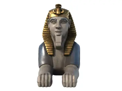 sphinx Low-poly 3D model