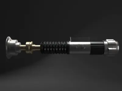 Obi-wan Kenobi Lightsaber ROTR Free low-poly 3D model