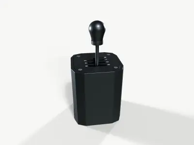 VNM Gear shifter Low-poly 3D model