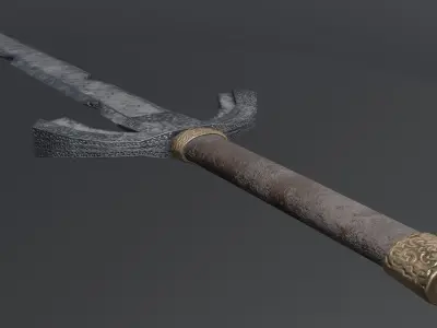 Sword 12 Low-poly 3D model