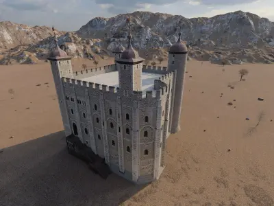 Medieval Castle 3D model purchase