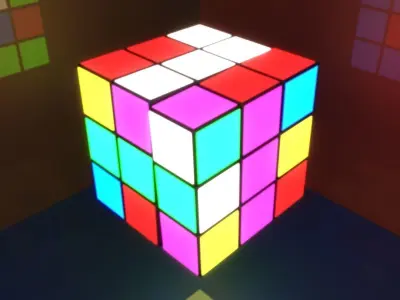 Rubik cube 3D model purchase