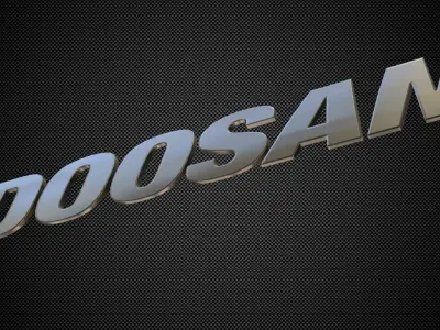 doosan logo 3D model