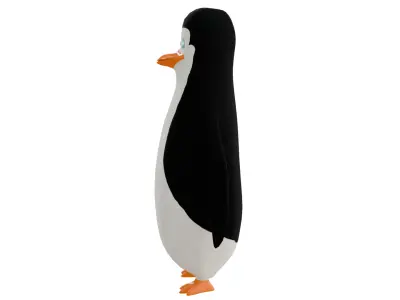 Kowalski from Penguins of Madagascar Low-poly 3D model