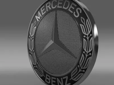 Mercedes-Benz logo 3D model