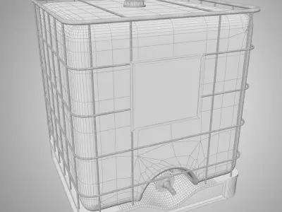 barrel plastic cap 3D model