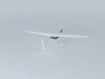 Template Cessna 152 Free 3D model purchase