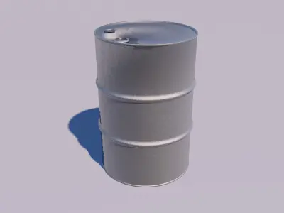 Barrel metal 3D model