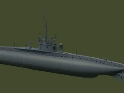 SM UC 5 U-boat - RC 3D print model