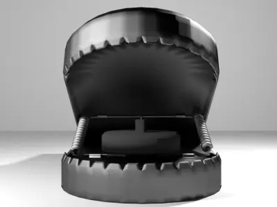 Animal Trapping - Jaws Mouthtrap 3D model