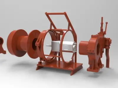 Winde  RR 3D print model