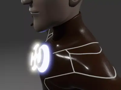 Gblade Original Character Low-poly 3D model