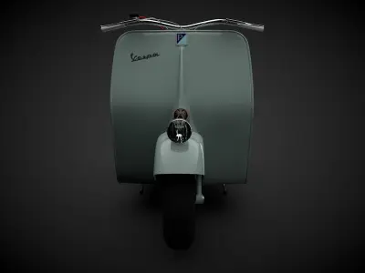 The Vespa 98 1946 3D model
