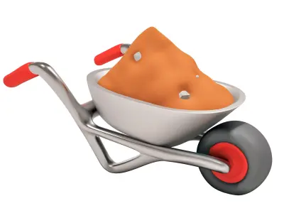Wheelbarrow  3D model