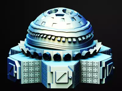 Corevault Prime Scifi 3D Printable STL File 3D print model