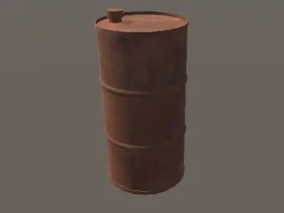 oil tank Free low-poly 3D model order