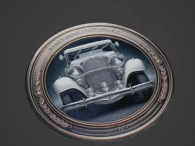 Car Pendant Medallion 3D print model 76