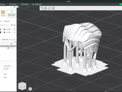 Custom3Dprint Minifigure Accessory - Minifigure Hair S2 - 001 3D print model