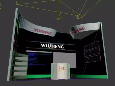 Exhibition - Area -3X6-3DMAX2010-12 3D model