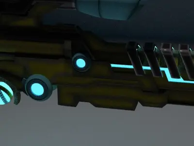 SNIPER RIFLE Low-poly 3D model purchase