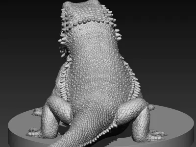 dragon lizard 3D print model