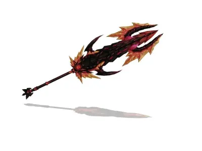 Glorious Sword Low-poly 3D model