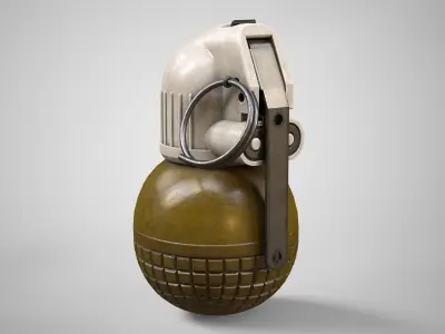 RGO Hand Grenade AAA Game Ready Low-poly 3D model