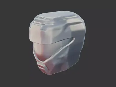 Futuristic Military Combat Helmet 3D Print Model 3D print model