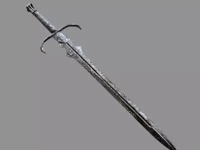Claymore Sword dark 3D model
