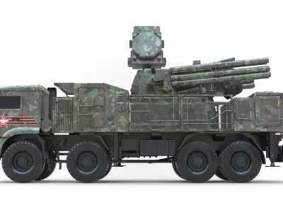 SA 22 Pantsir S1 Camo 3D model