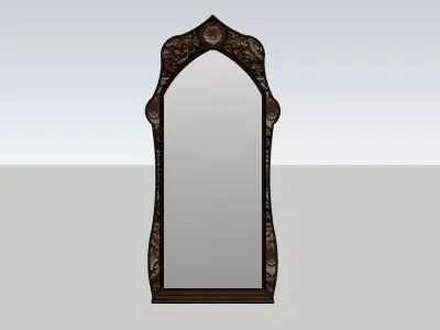 Standing Classic Mirror 3D model