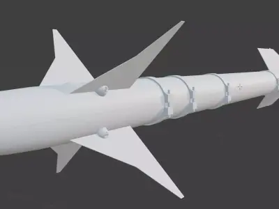 Aim-9 not textures  3D model