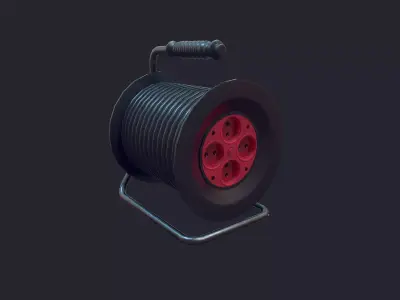 Extension Cable Low-poly 3D model purchase