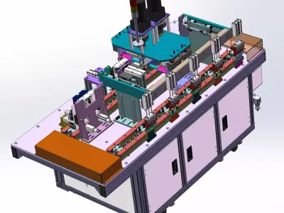 Automatic oil plug assembly machine 3D model