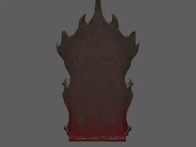 Throne 3D Model 3D model
