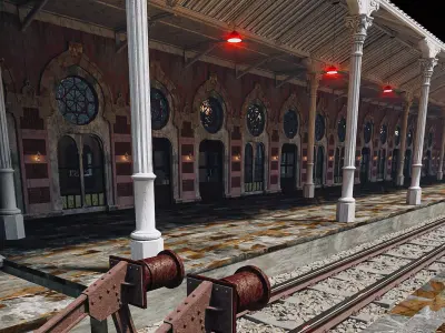 Sirkeci Tren istasyonu 3D model