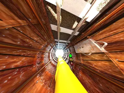 Abandoned Train Tunnel 3D model