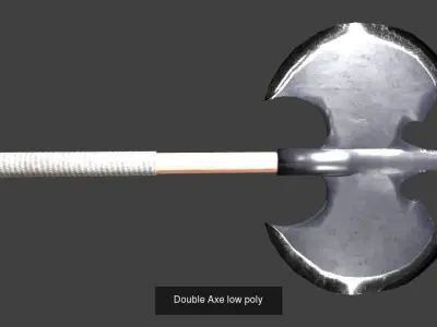 Low poly weapon PBR asset pack