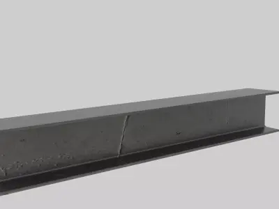 Metal Beam Free low-poly 3D model