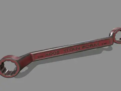 wrench Low-poly 3D model 31
